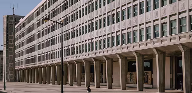 The Palácio da Justiça (Palace of Justice) in Lisbon, Portugal. 