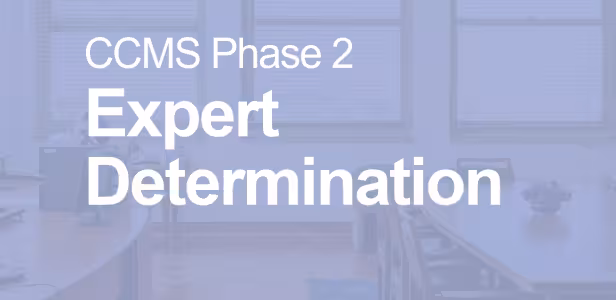 CCMS phase 2 Expert Determination 2
